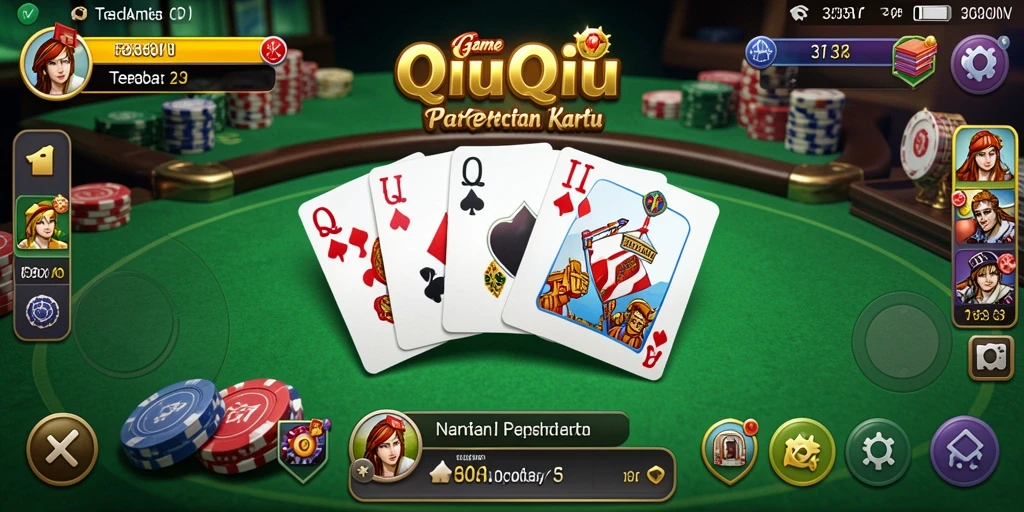 Screenshot gameplay QiuQiu di 333V yang menampilkan aksi mendebarkan.