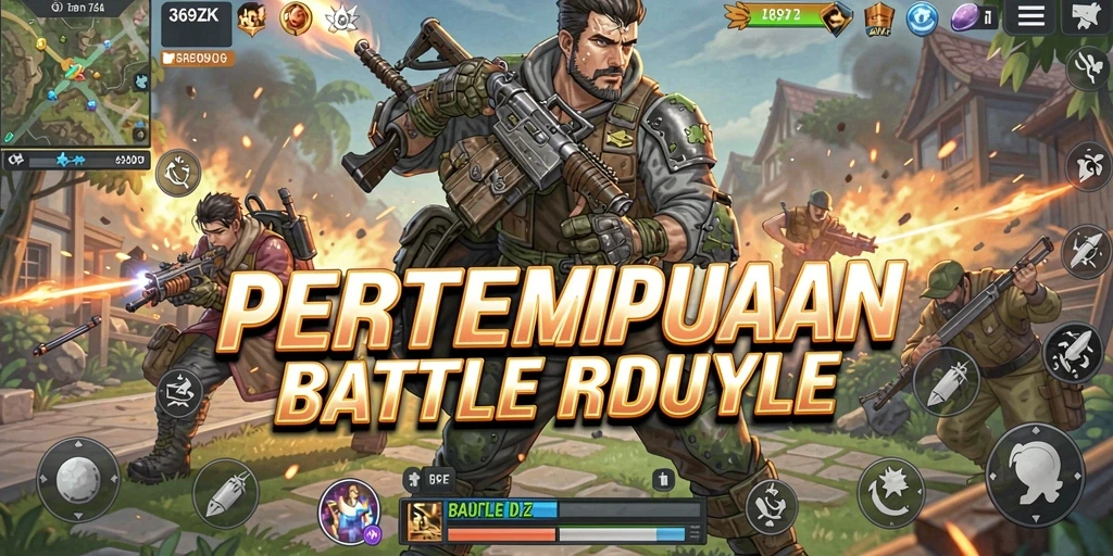 Gameplay mendebarkan di dunia <strong>369ZK</strong> dengan aksi Battle Royale.