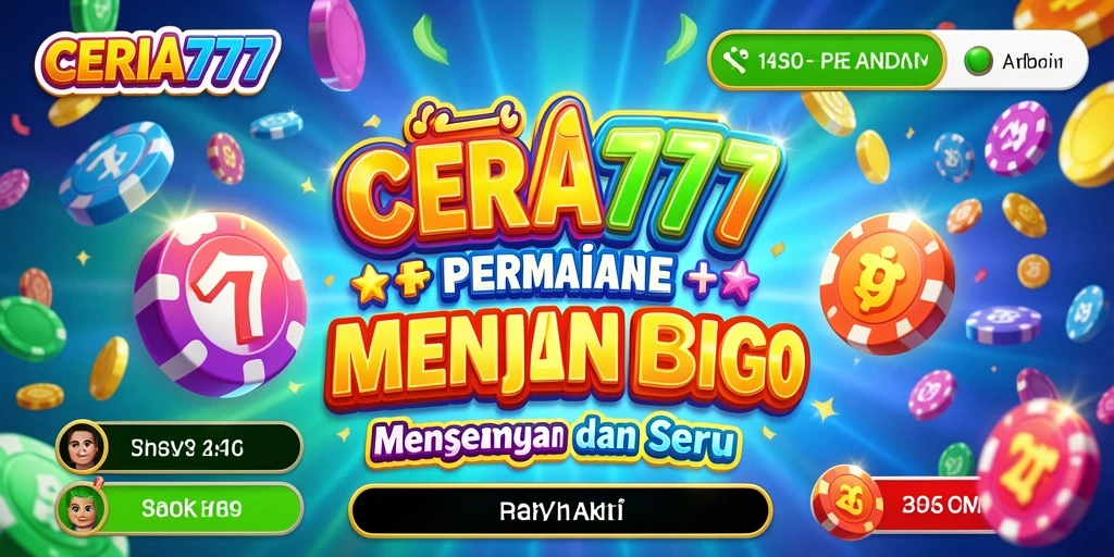 Tampilan gameplay Bingo yang menarik dan seru di CERIA777.