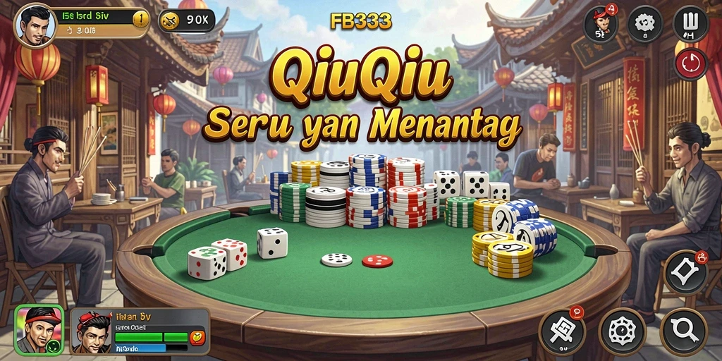 Screenshot FB333 menunjukkan keseruan gameplay QiuQiu yang menarik.