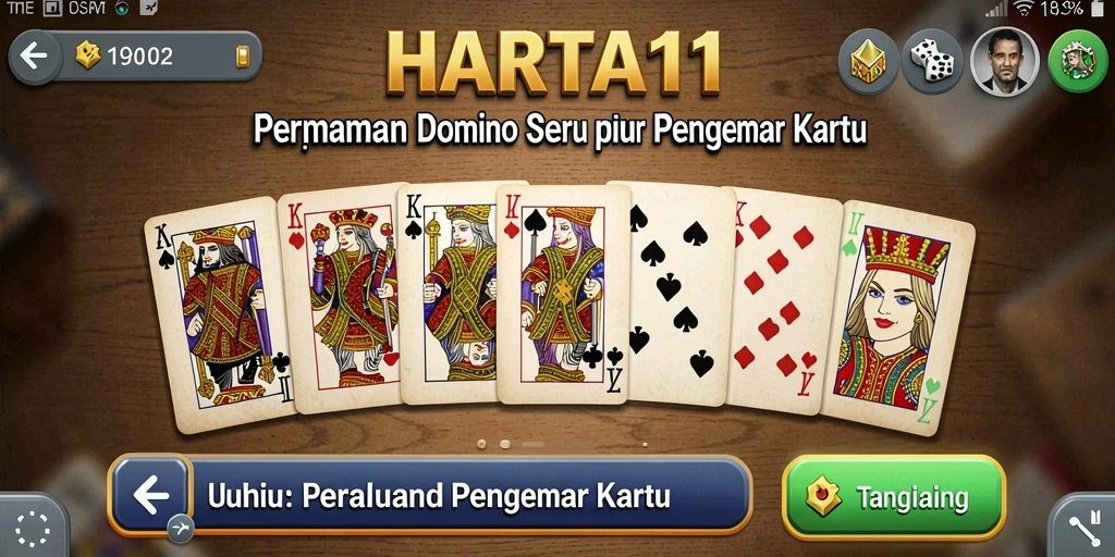 Tampilan gameplay seru HARTA11 dengan pemain yang kompetitif.