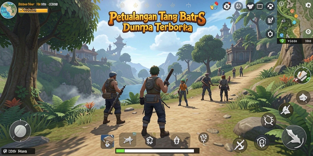 Gameplay ID098 yang menakjubkan di dunia terbuka yang luas.