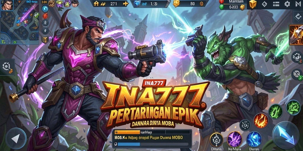 Gameplay seru INA777 dengan pertarungan tim strategis.