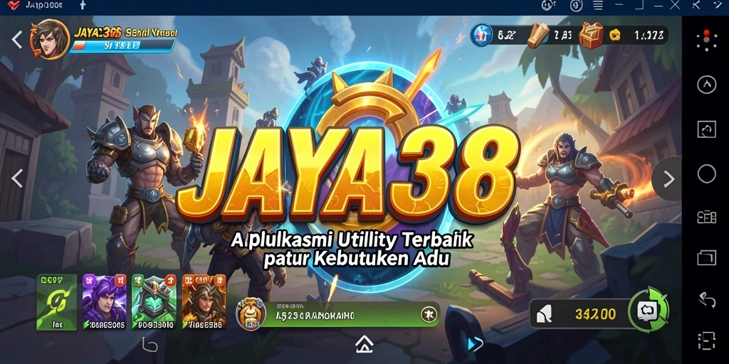 Tampilan antarmuka aplikasi JAYA388 yang sederhana dan fungsional.