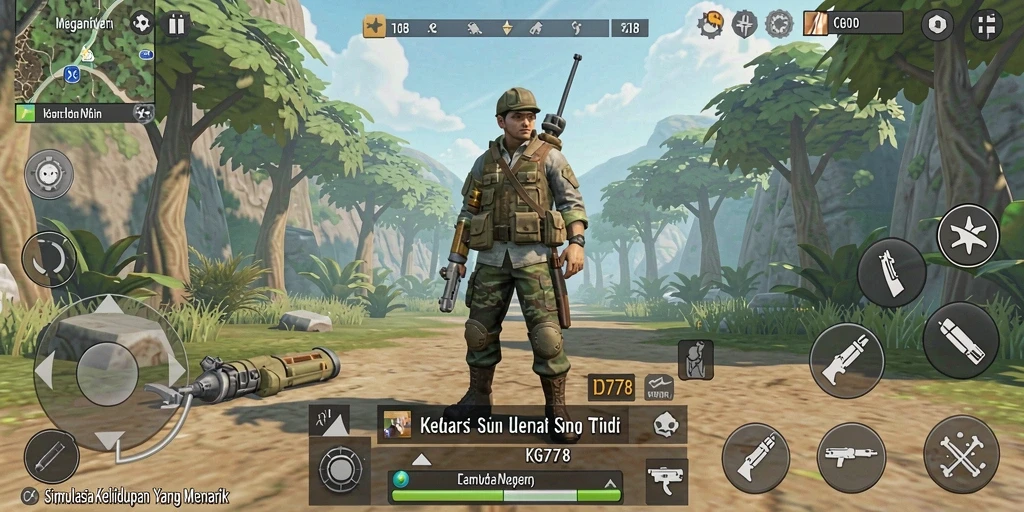 Screenshot menarik dari gameplay KG778 yang menunjukkan interaksi karakter.