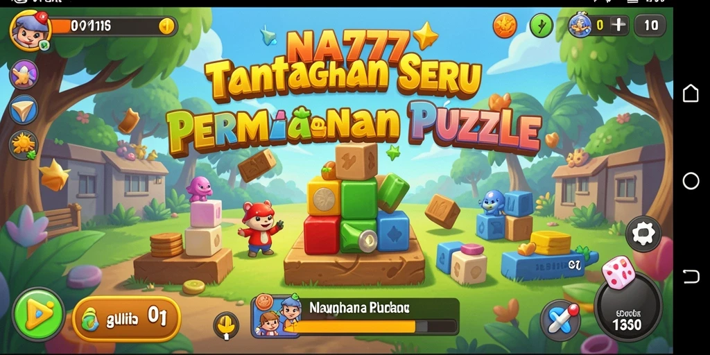 Tampilan menarik gameplay puzzle NA777 saat menyelesaikan teka-teki.