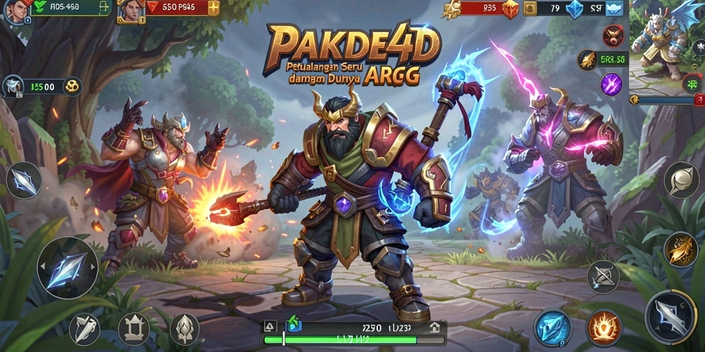 Tampilan gameplay PAKDE4D yang menegangkan dan penuh aksi.