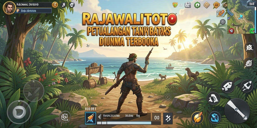 Tangkapan layar aksi mendebarkan di dunia terbuka RAJAWALITOTO.