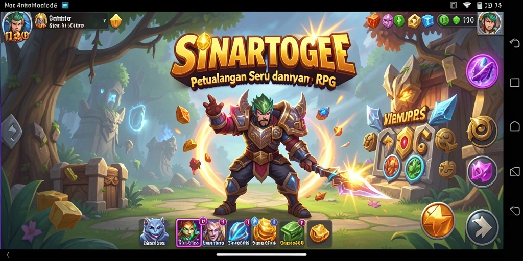 Gameplay RPG SINARTOGEL yang penuh petualangan dan strategi.