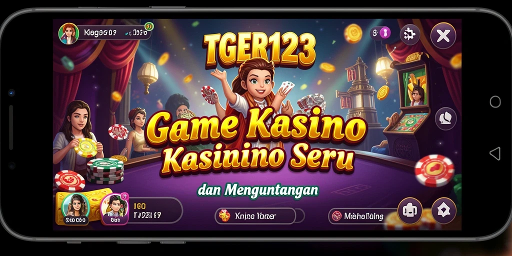 Screenshot gameplay TGER123 menampilkan aksi seru permainan kasino.