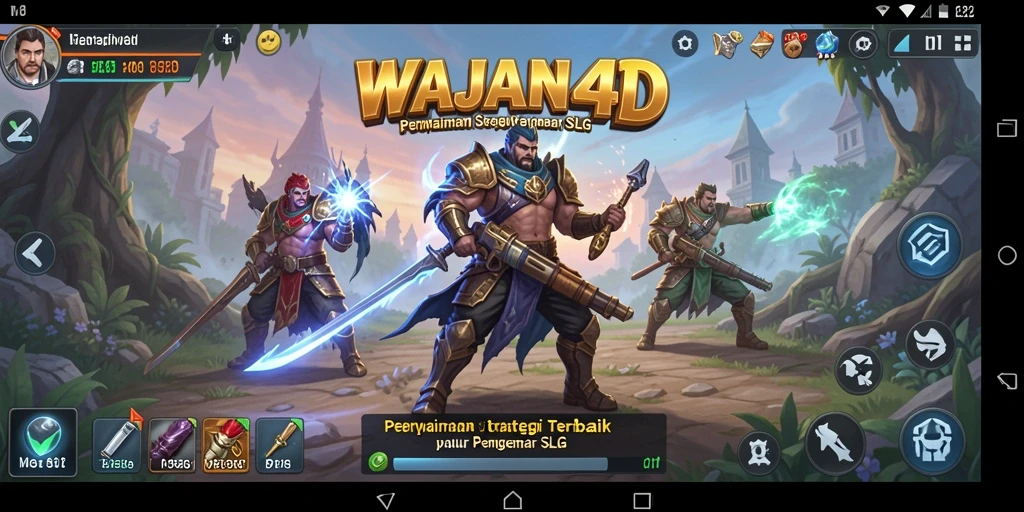 Tampilan gameplay seru dari WAJAN4D yang penuh strategi.